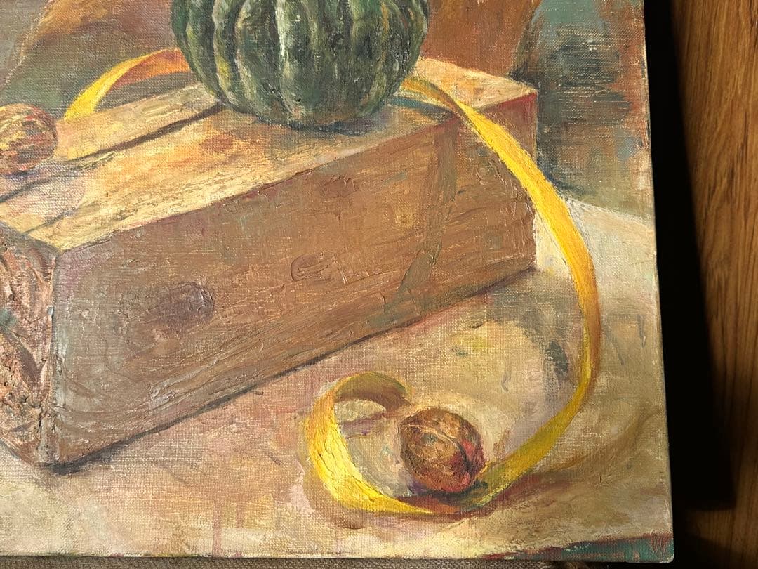 【油絵】かぼちゃ【秋の作品】過去作品/即購入OK