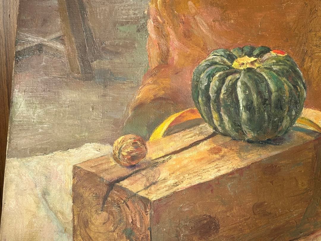 【油絵】かぼちゃ【秋の作品】過去作品/即購入OK