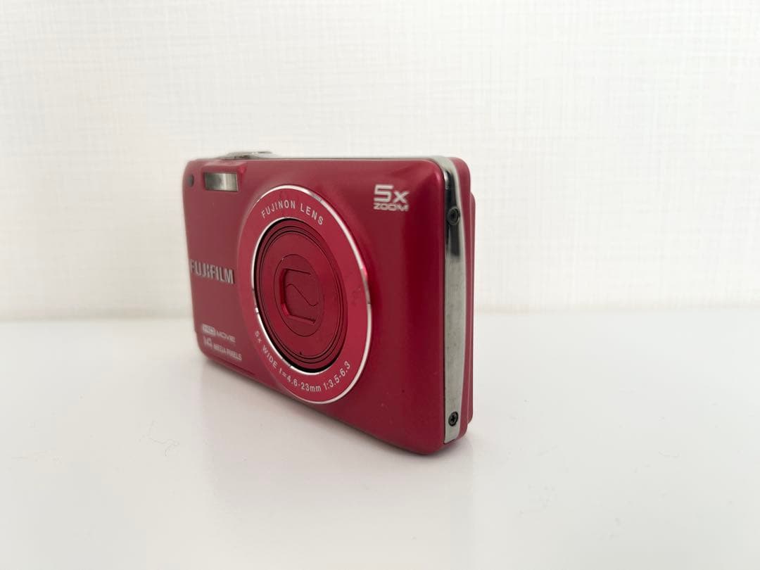 189 完全動作品 FUJIFILM FinePix JX600 レッド