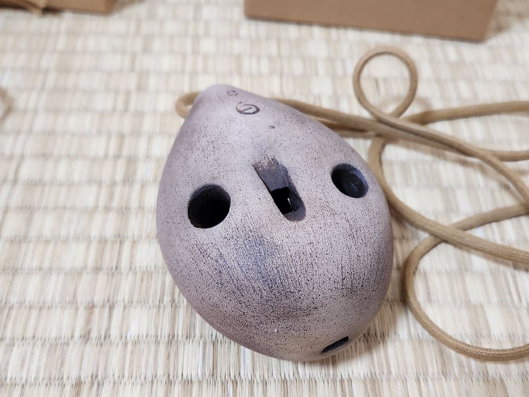 楽器　和楽器　石笛　陶器笛　オカリナ　民族楽器　トトロの土笛