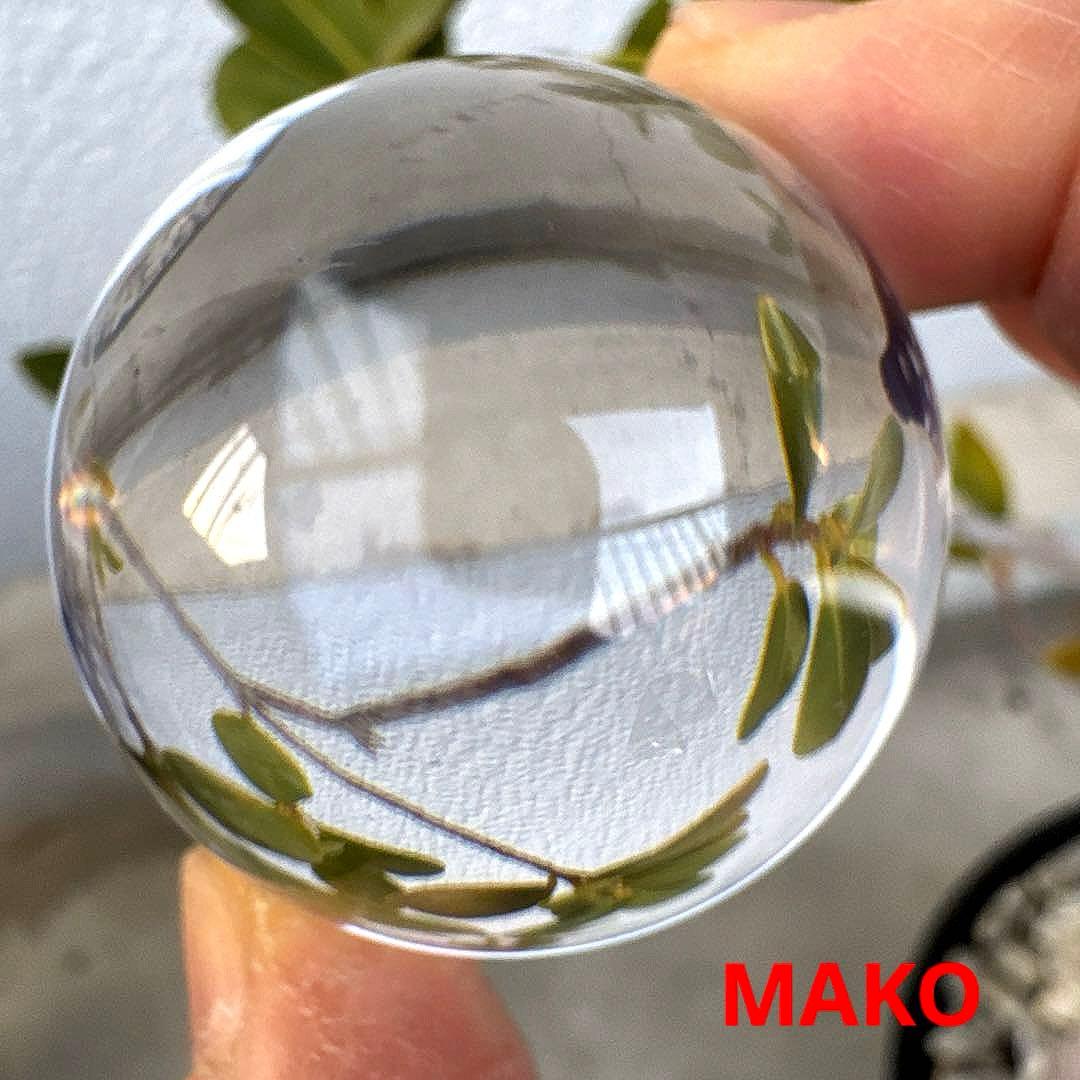 M1922☆ヒマラヤ水晶丸玉47mm☆インド・マニハール産☆天然石　原石