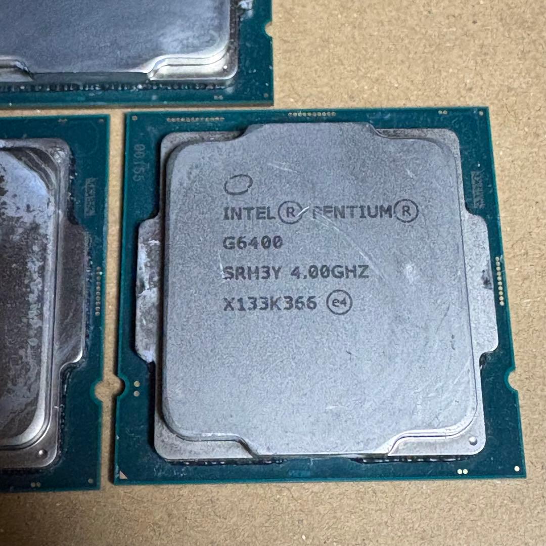 ジャンク i3-10100 Pentium G6400 他1 計3枚セット