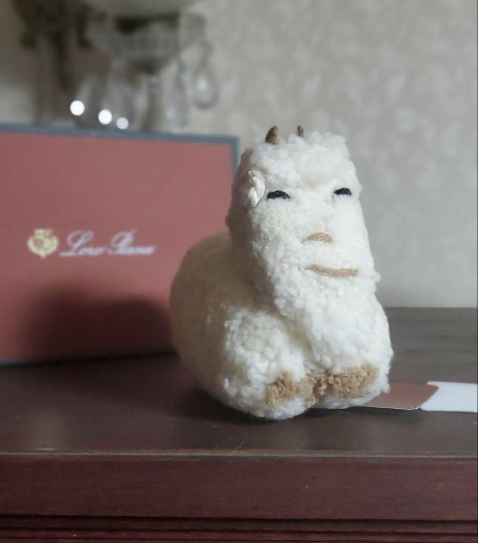 自宅保管未使用品！ロロピアーナ ぬいぐるみ カシミヤ100% ソフトトイ 山羊