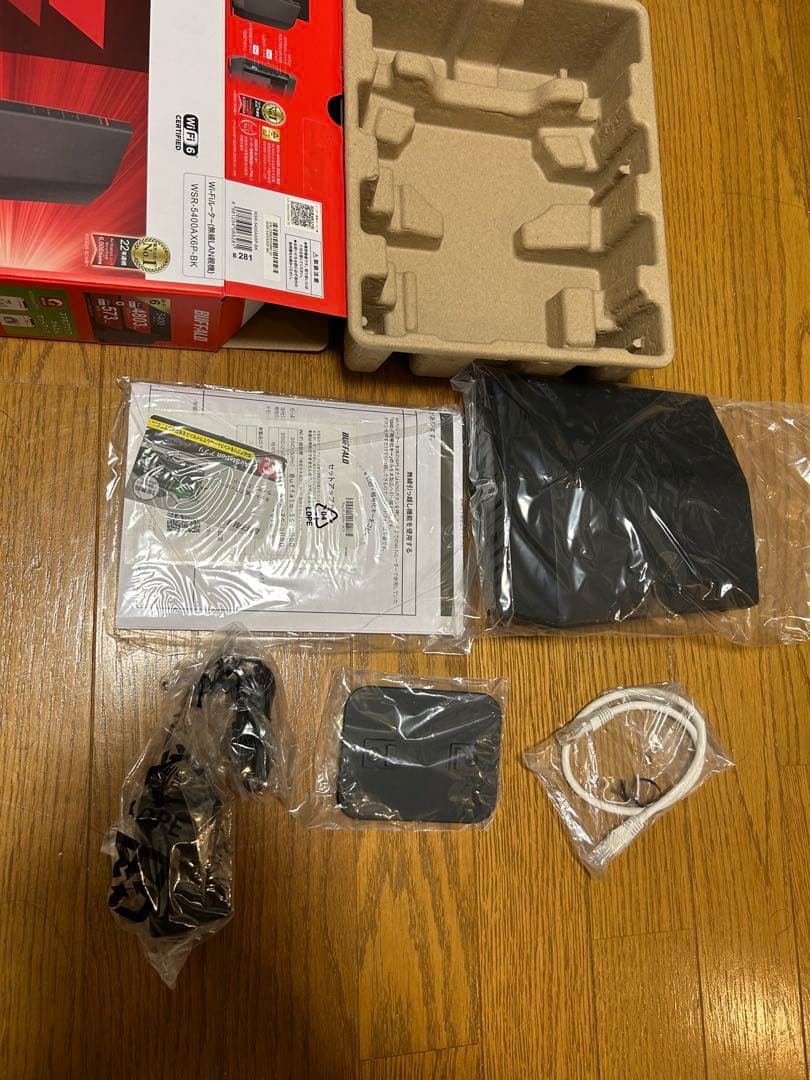 バッファロー　ルーター　WSR-5400AX6P-BK