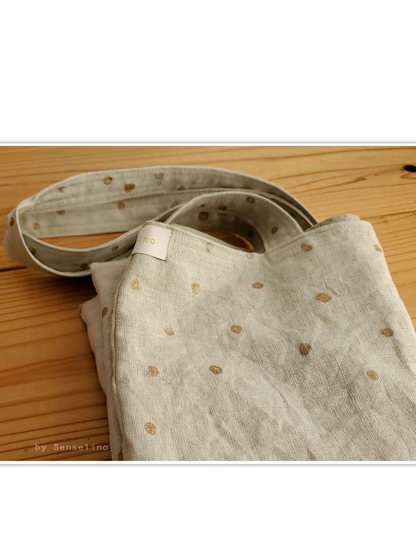 TRAUM.linokekenaリネン100%「Senselino」水玉