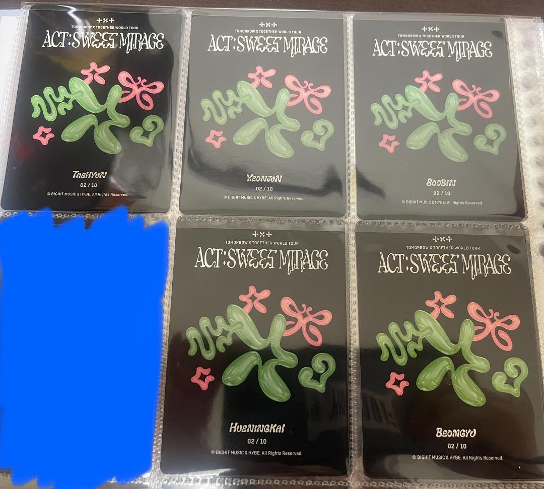 TXT ACT: Sweet Mirage ミニフォト45種+特典5種セット