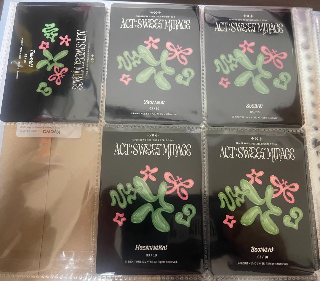 TXT ACT: Sweet Mirage ミニフォト45種+特典5種セット