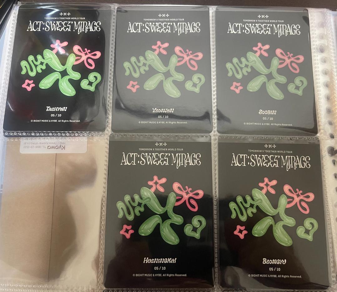 TXT ACT: Sweet Mirage ミニフォト45種+特典5種セット