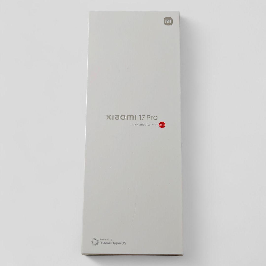 【新品未開封】XIAOMI 17 Pro 12GB/256GB 中国版