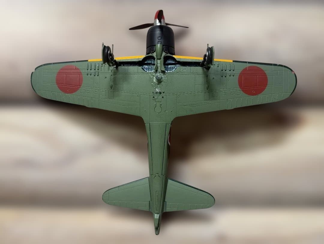 青島文化教材社 ダイキャスト 三菱 A6M5c 零式艦上戦闘機 五二型丙