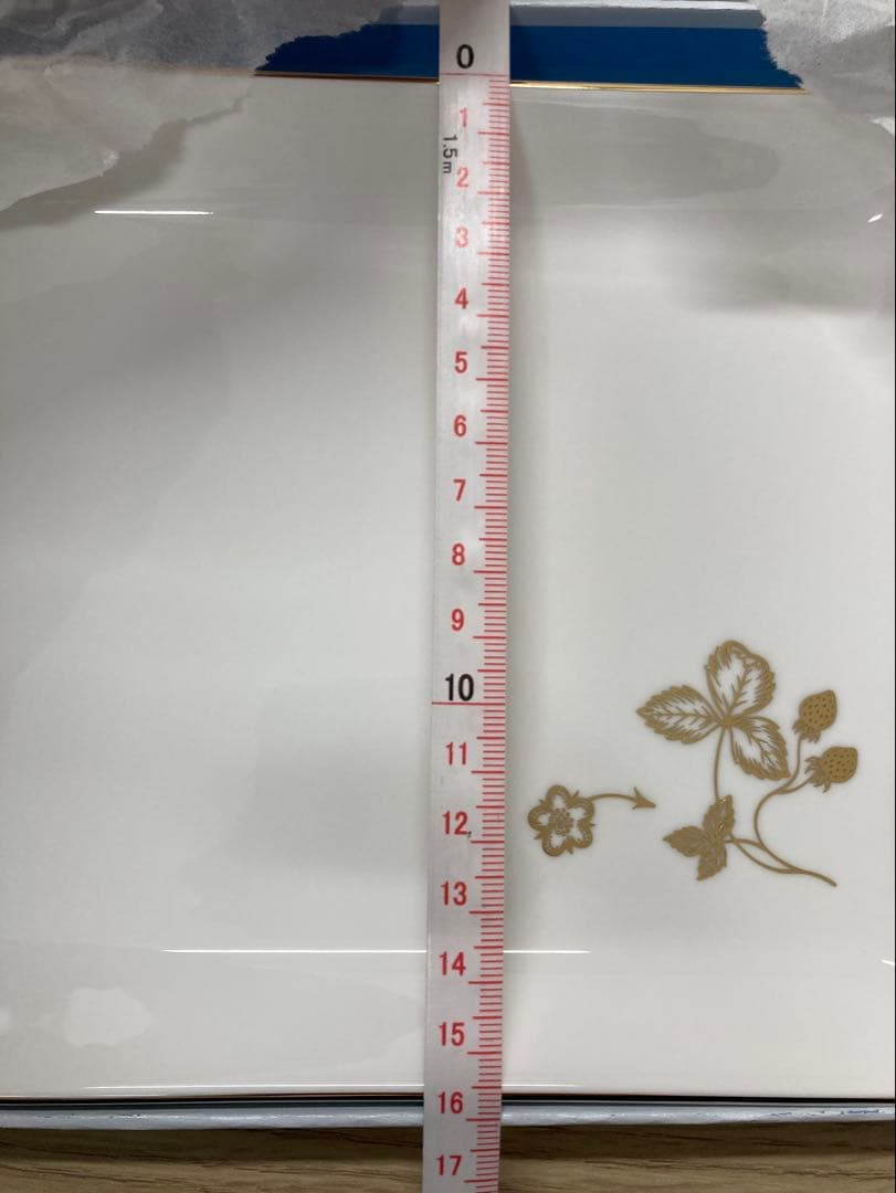 未使用品　ウエッジウッド ワイルドストロベリー サンドイッチプレート