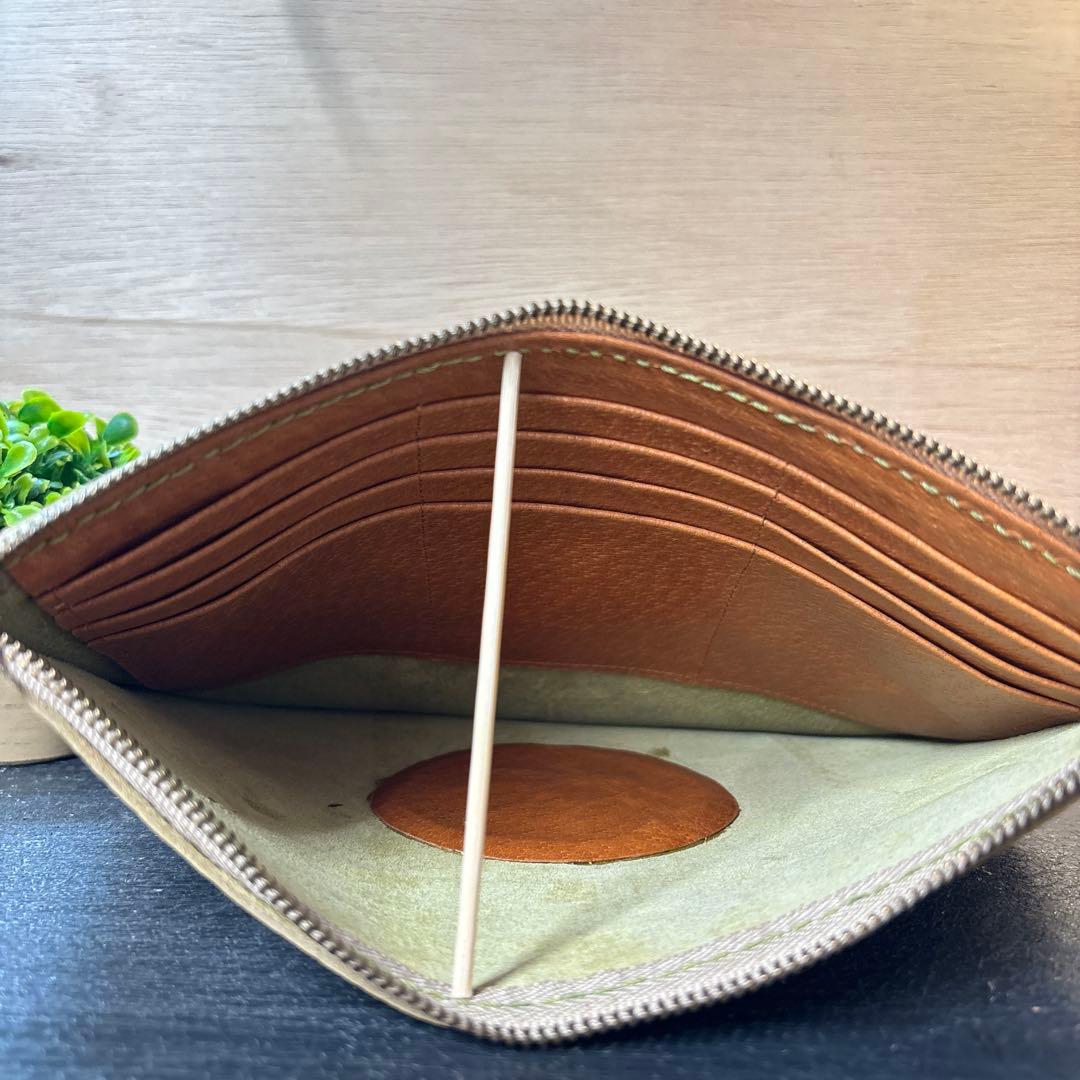 紅葉レザーポーチ