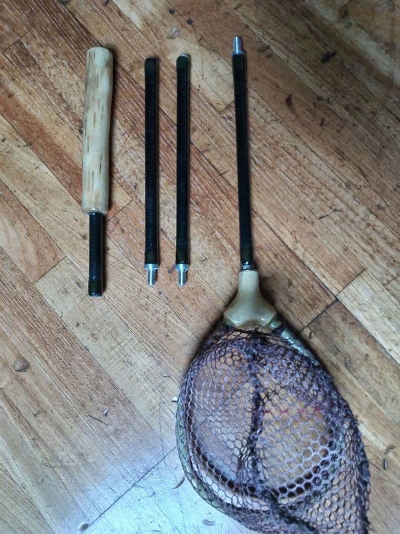 【ハンドメイド】小物釣りネット試作品