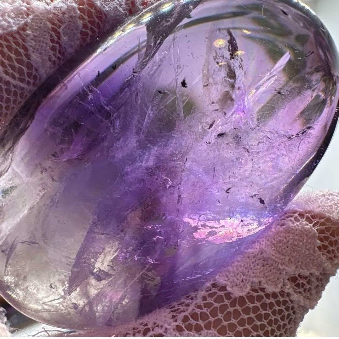 最高品質 ファントムアメジスト♡パーム♡ロマネサイト共生♡爆虹♡No.1624