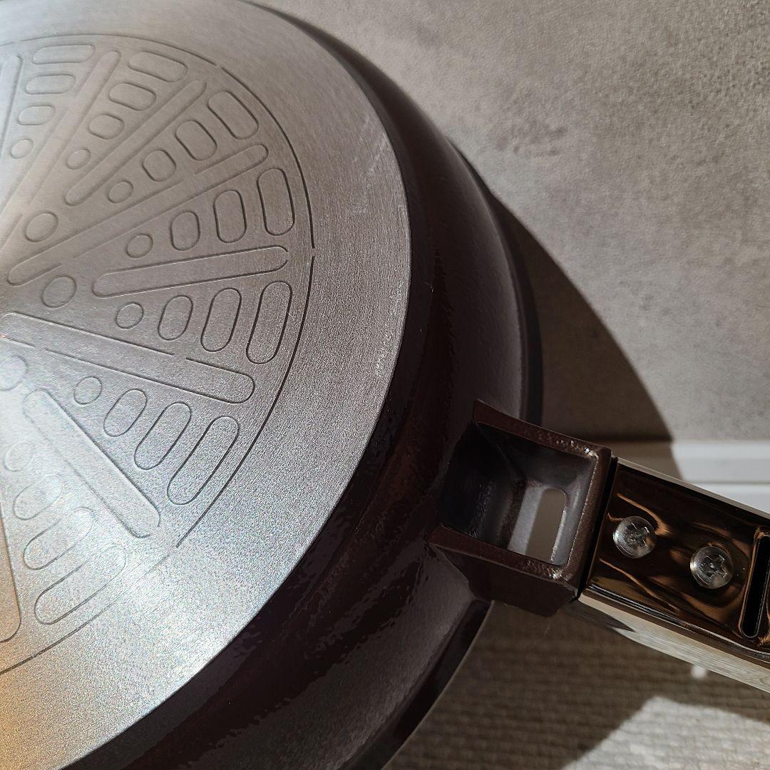 アサヒ軽金属　ディナーパン　26cm　ブラウン