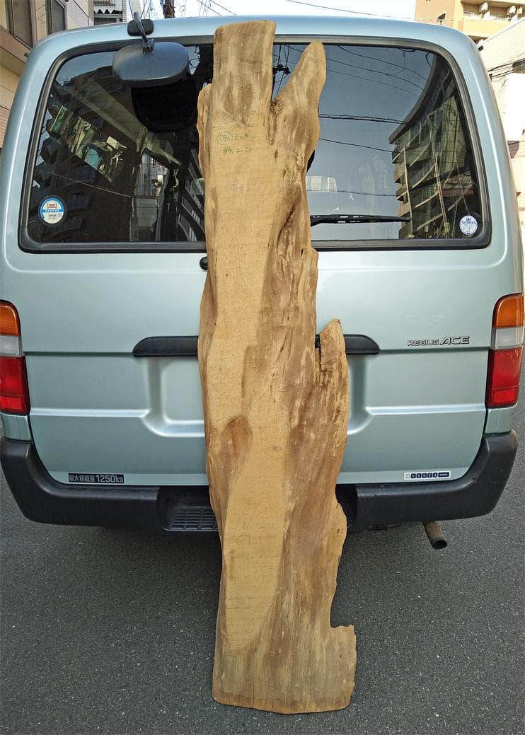 エノキの厚板【手渡しのみ・大阪市】珍しい材　無垢板　材木　DIY