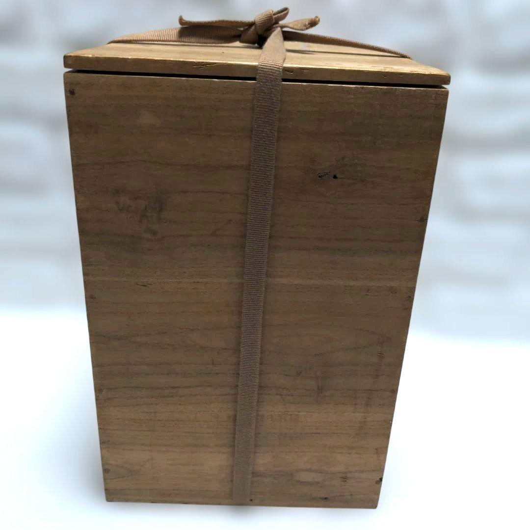 花瓶　九谷　花柄　鳥 花入れ　角福