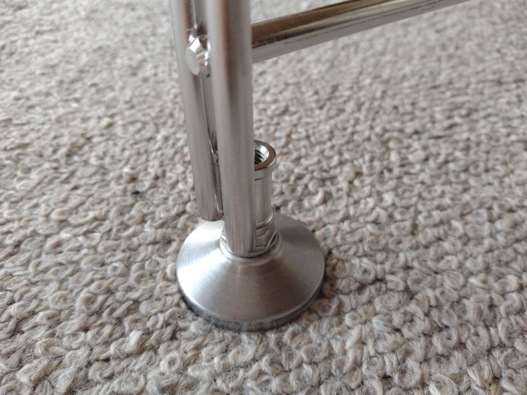 【訳あり良品】MUJI無印 ステンレスユニットシェルフ大ワイドオーク材4段連結