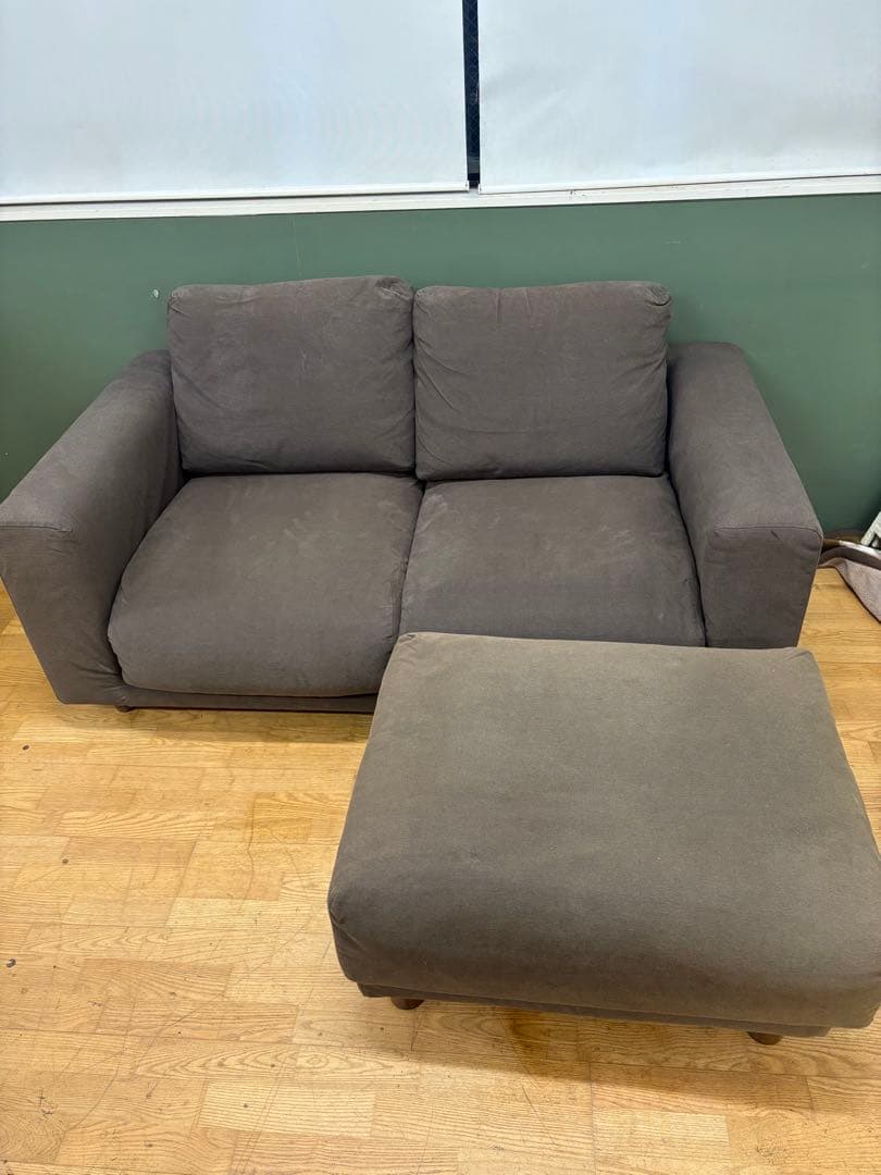 M110 MUJI オットマン付き2Pソファ 幅1600mm