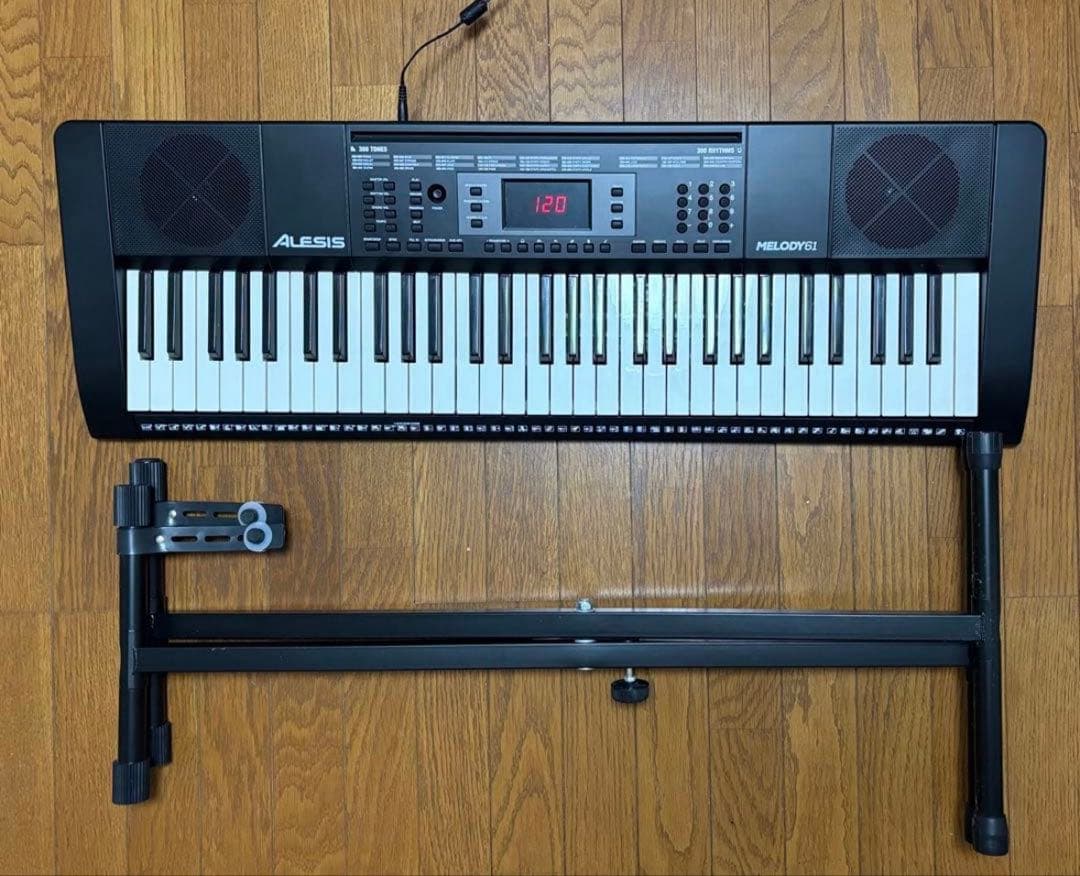 Alesis Melody 61 電子キーボード 61鍵 付属スタンド付き