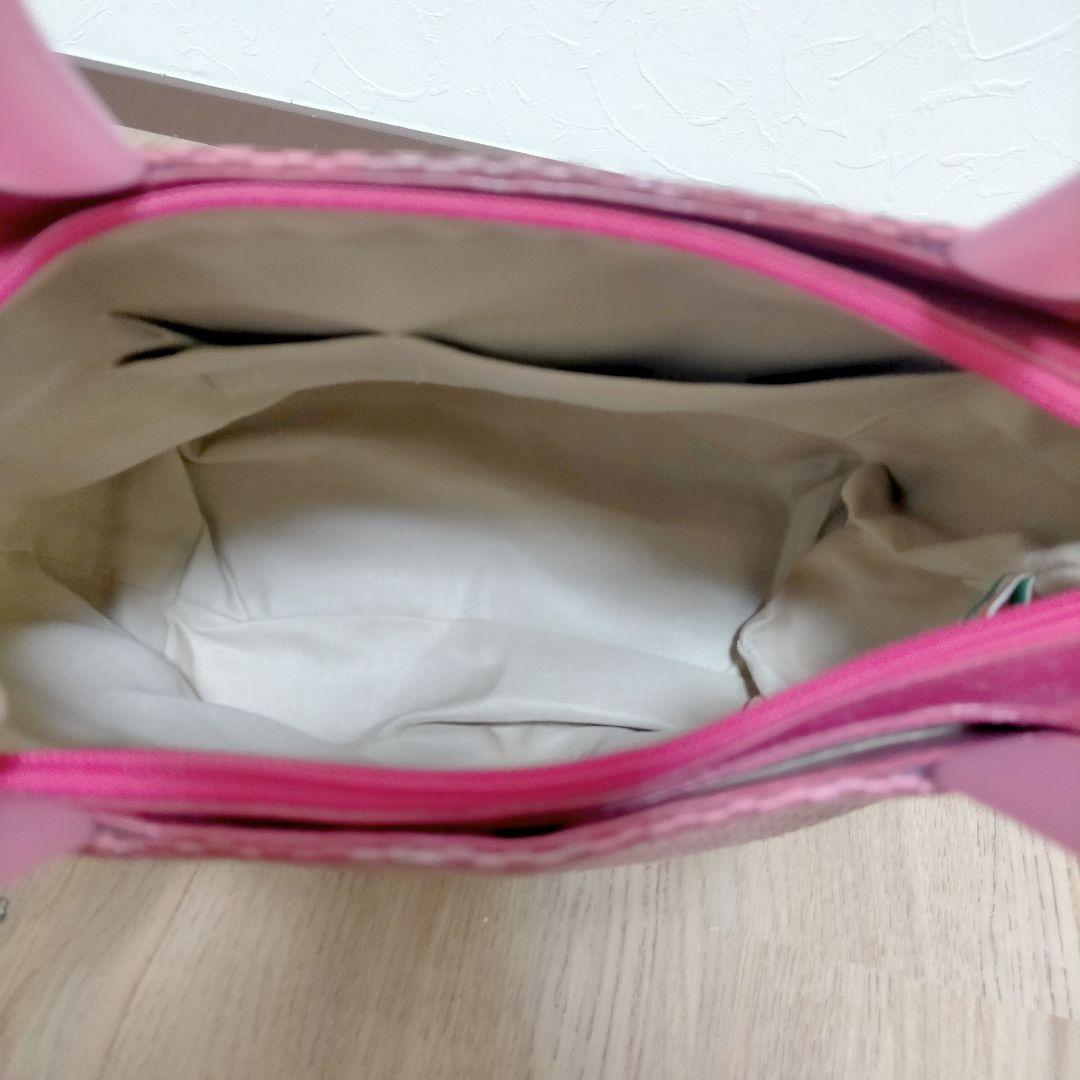 超美品 レザー 本革 編み込み おしゃれ 使いやすい ハンドバッグ トートバッグ