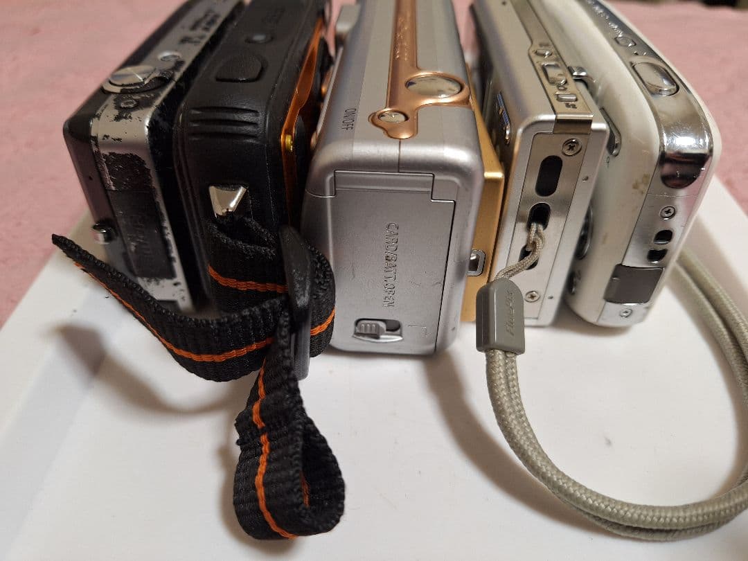 多種デジカメまとめ売り5台完全ジャンク部品取りリペア専用❗故障品使用不可