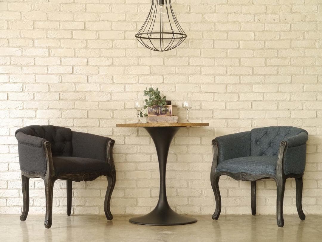 GRT DC SK　1人掛け用ソファ　1Pソファ　ブラック　4脚セット