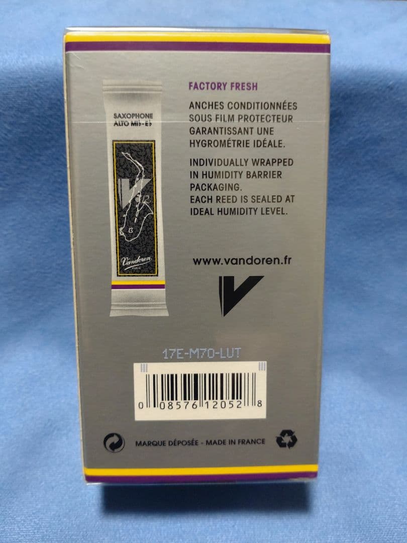 ree Vandoren アルトサックスリード V12 3番　2箱