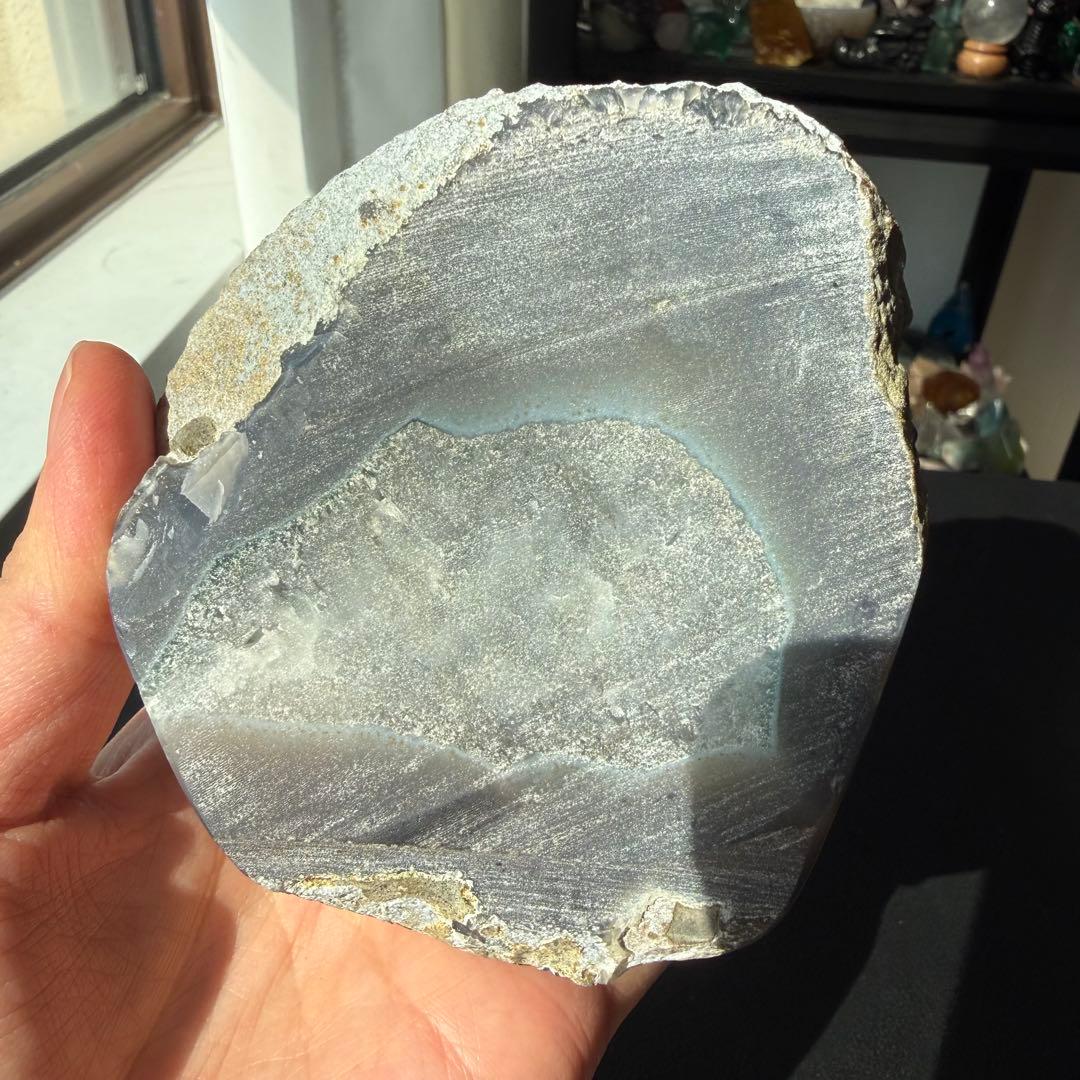 天然石シュガーアメジストの原石　置物　鉱物NO.031307