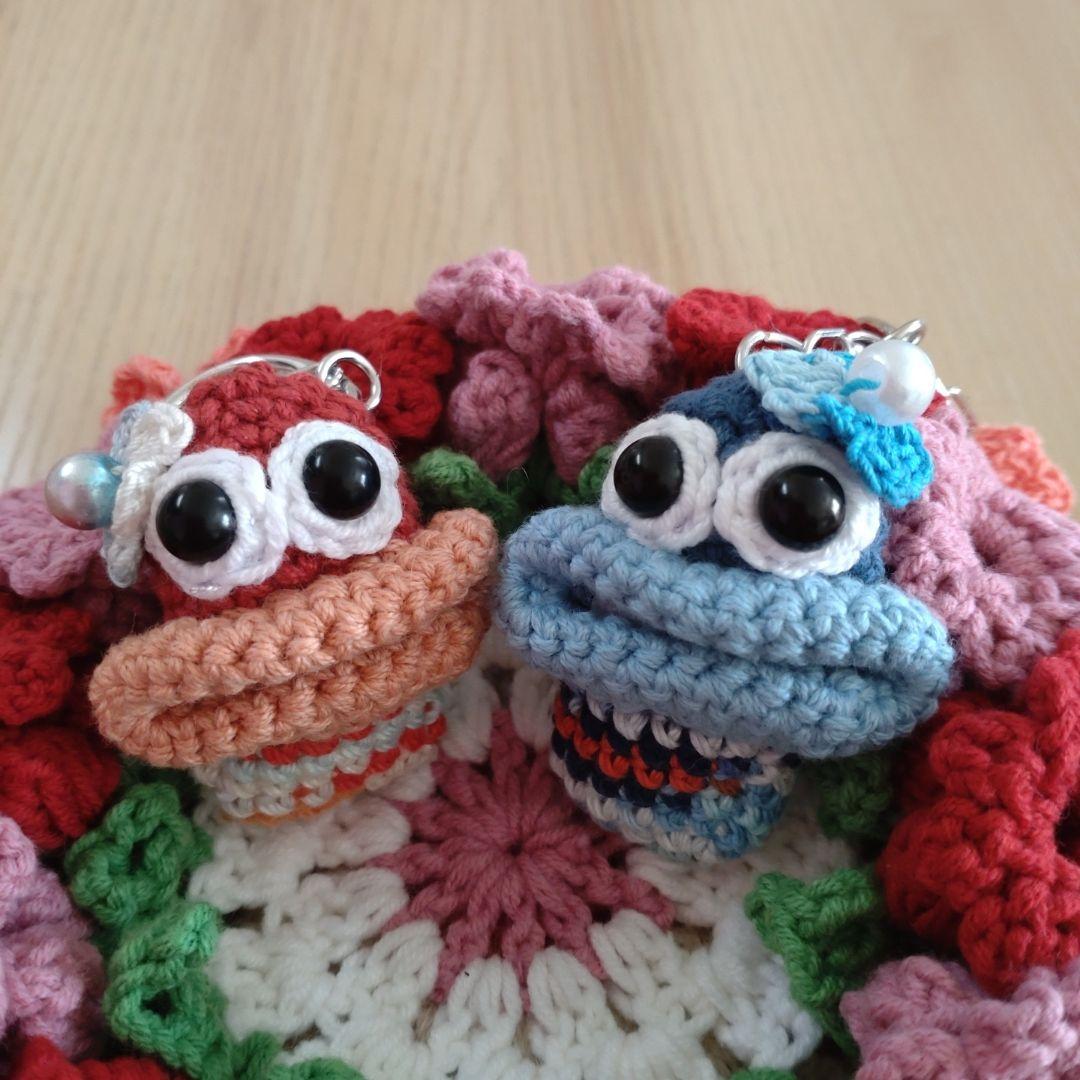 受注制作 パクパクモンスター キーホルダー バッグチャーム