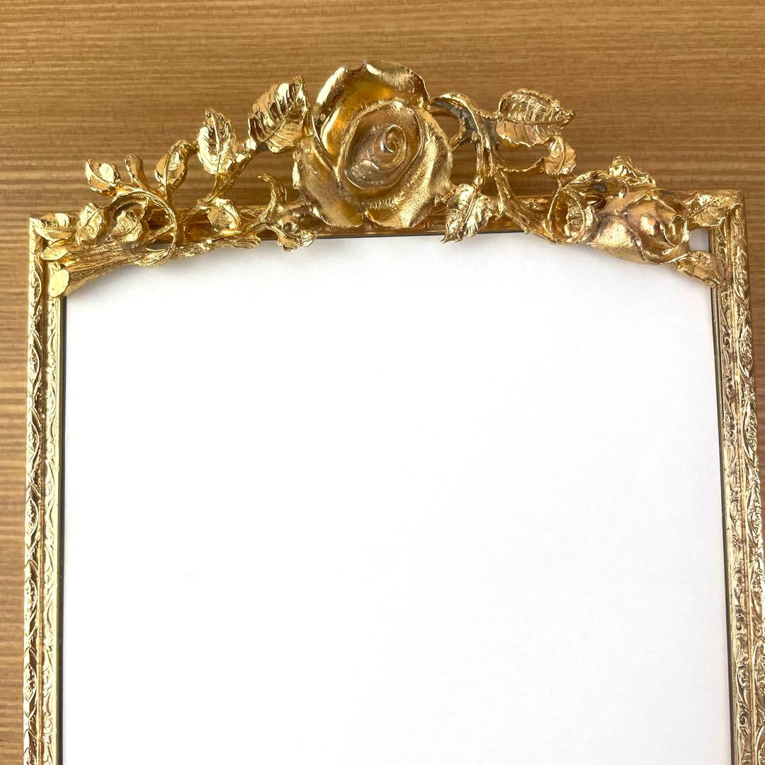 ヴィクトリアンミラートレイ アンティーク調 ジュエリーホルダー 鏡 小物皿