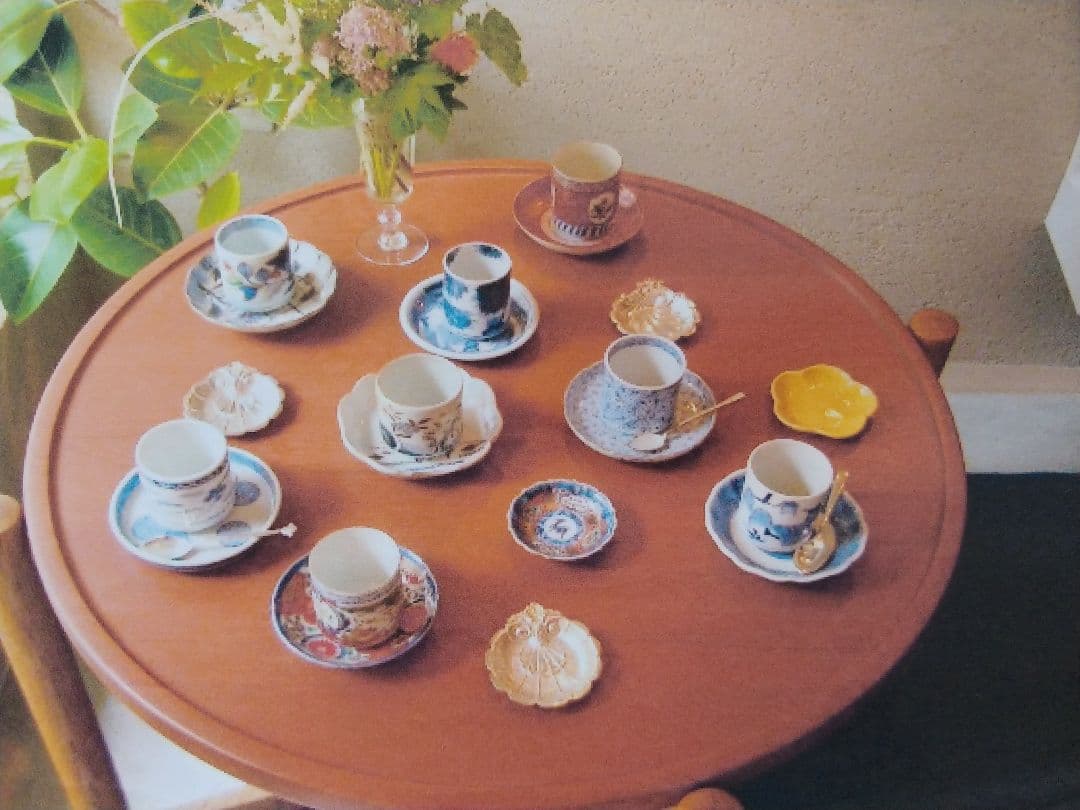 てっさい堂　猪口　古伊万里　染付　シルバー　セットA　(トレイ含まず)