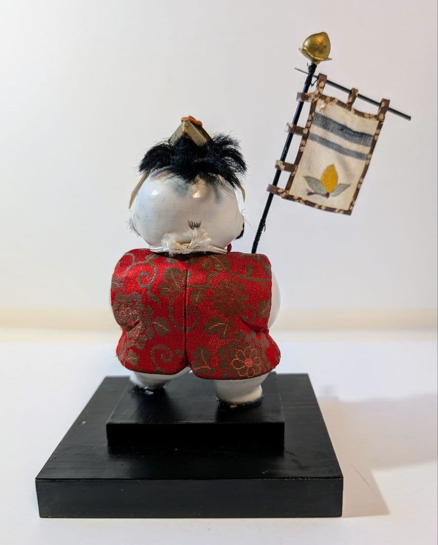 〈ビンテージ 桃太郎 御所人形 木目込人形〉