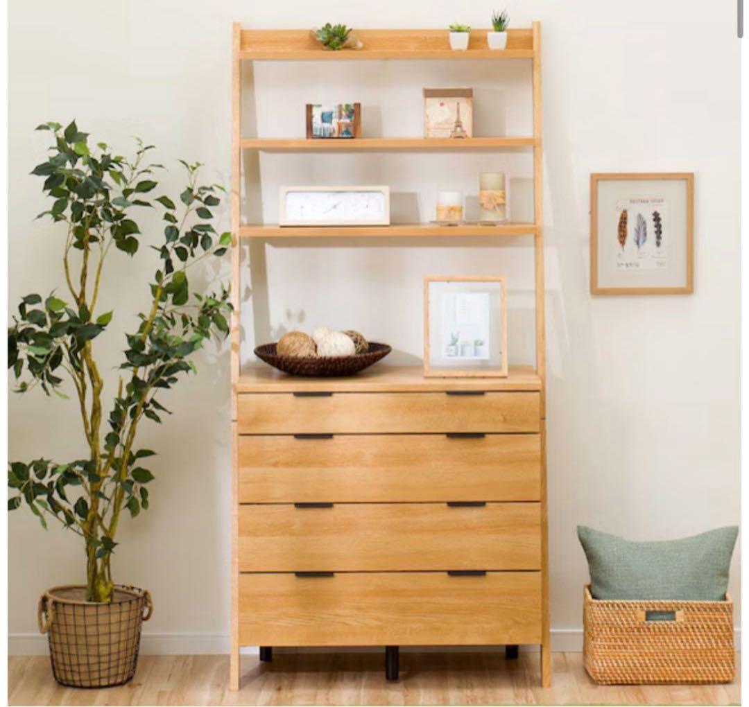 チェストラック(エトナ 80CR MBR) ニトリ　衣類収納　キッチン収納