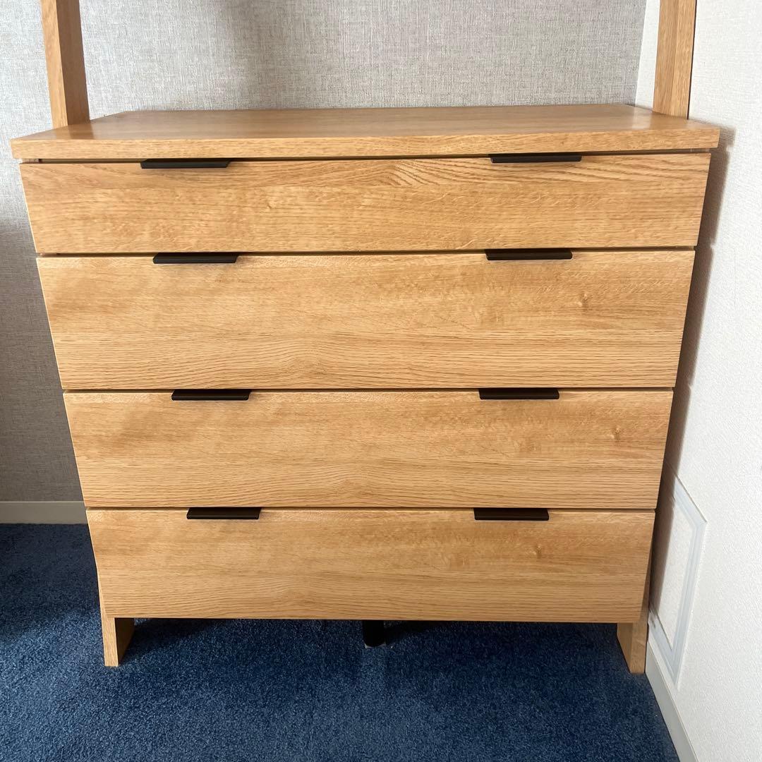 チェストラック(エトナ 80CR MBR) ニトリ　衣類収納　キッチン収納