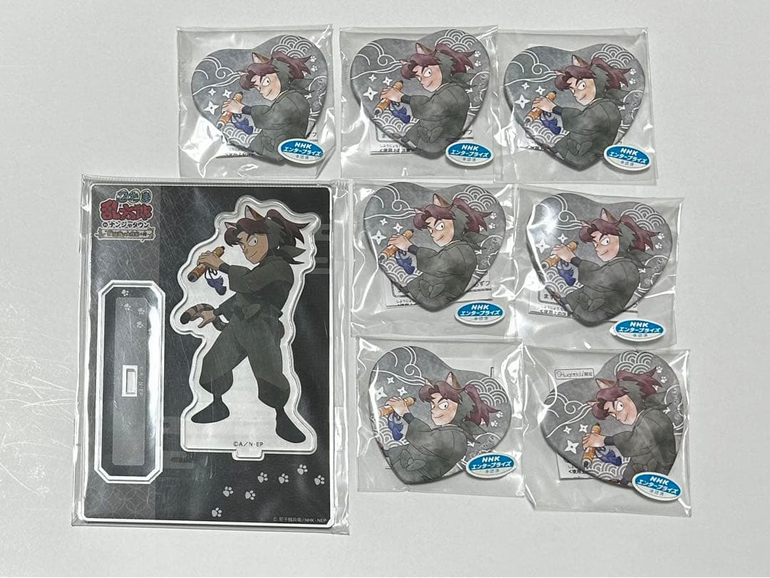 忍たま乱太郎 山田利吉 ナンジャタウン アクスタ 缶バッジ