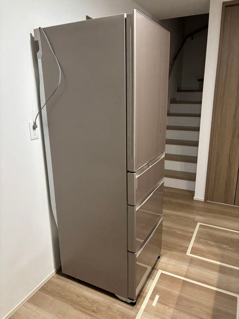 値下げ！三菱冷蔵庫、MR-B46J-C、2023年式、使用頻度少なく美品です