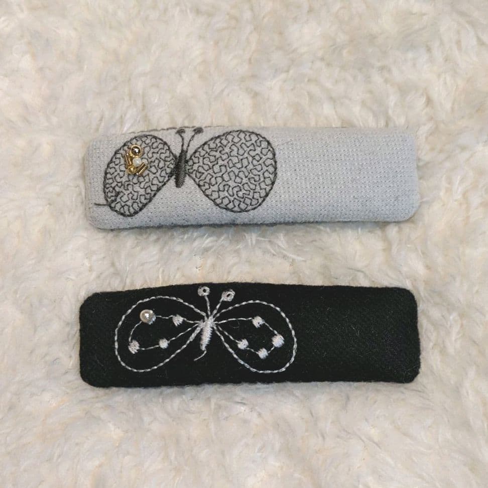 ミナペルホネン　ハンドメイド　パッチンピン