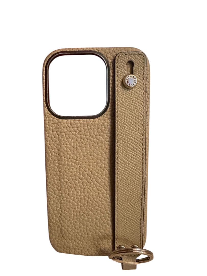 BONAVENTURA ベージュレザー iPhoneケース16プロ