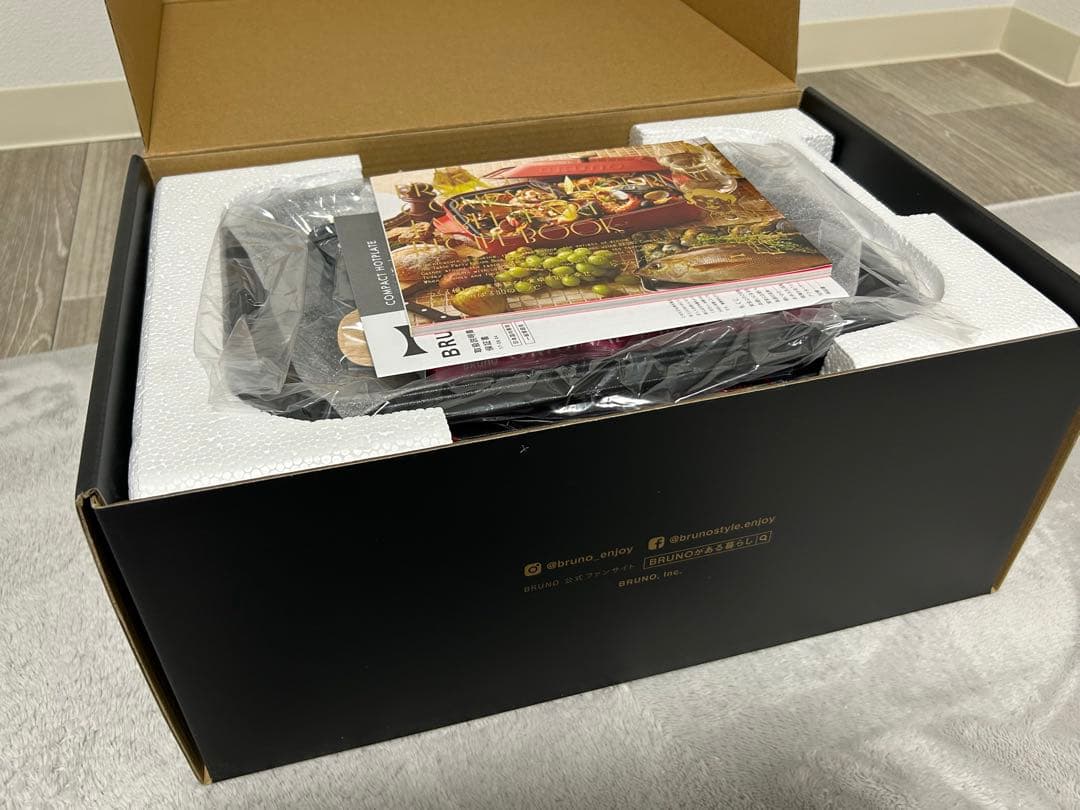 BRUNO Compact hot plate CBK 新品未使用品