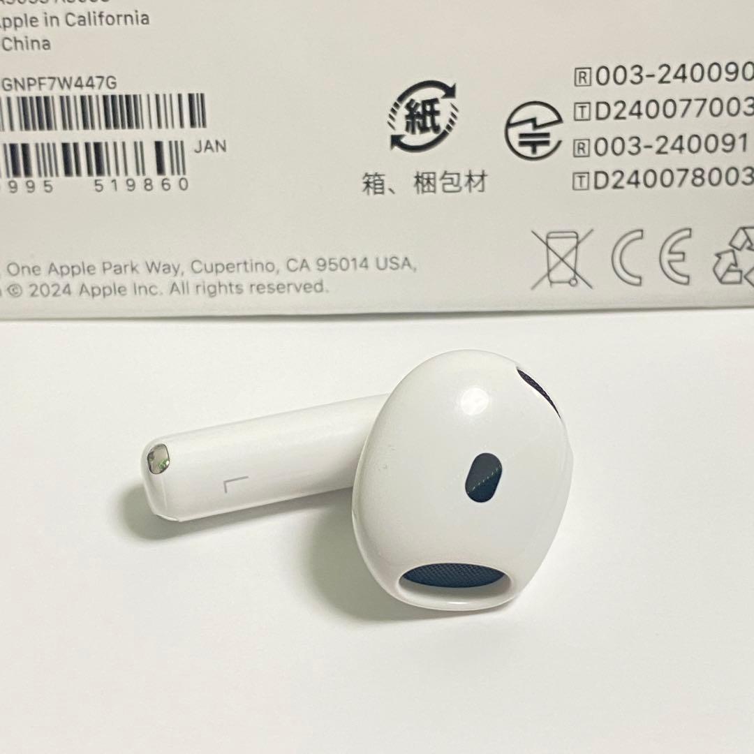 ［正規品］AirPods 4 第四世代 L アイポーズ　ANC無し左耳