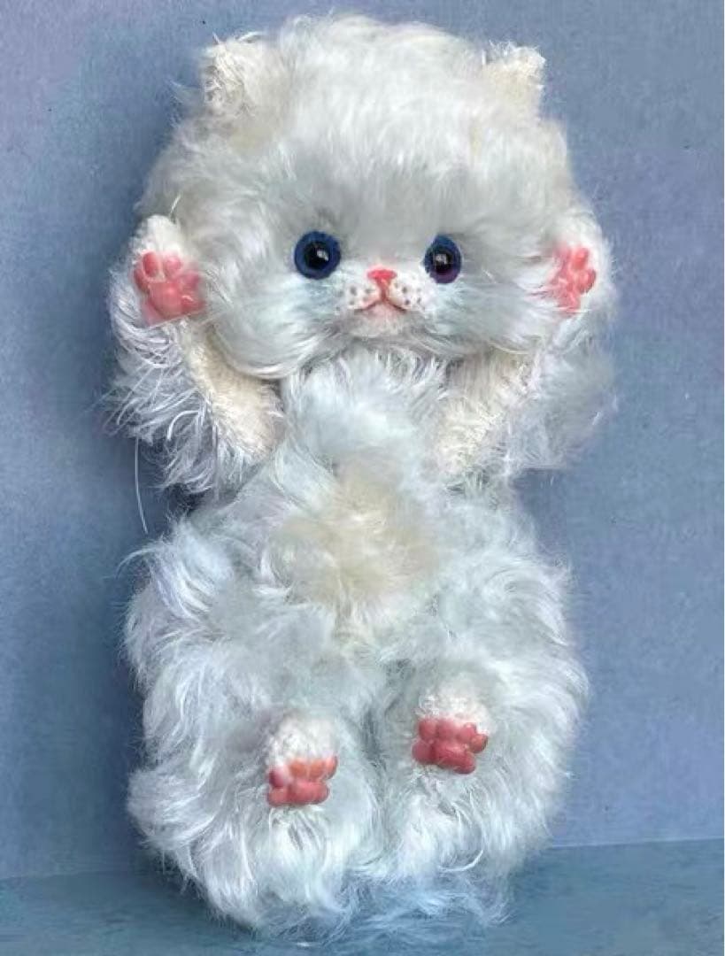ソーダポップ仔猫 アーティストベア 海外作家様 ハンドメイド ぬいぐるみ 置物