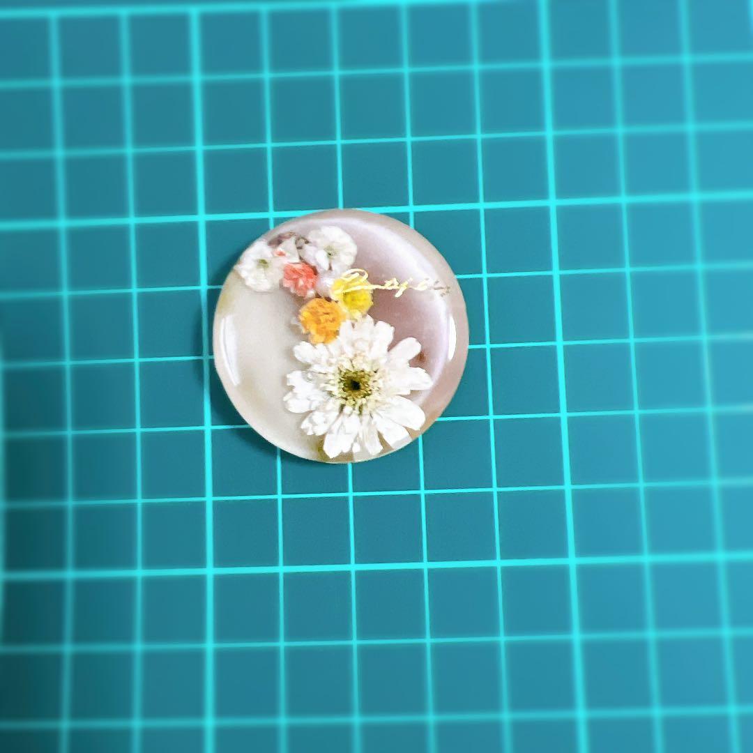 レジン ヘアゴム ドライフラワー No.879
