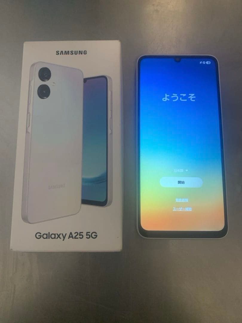 Samsung Galaxy A25 5G 本体 ライトブルー　箱付き