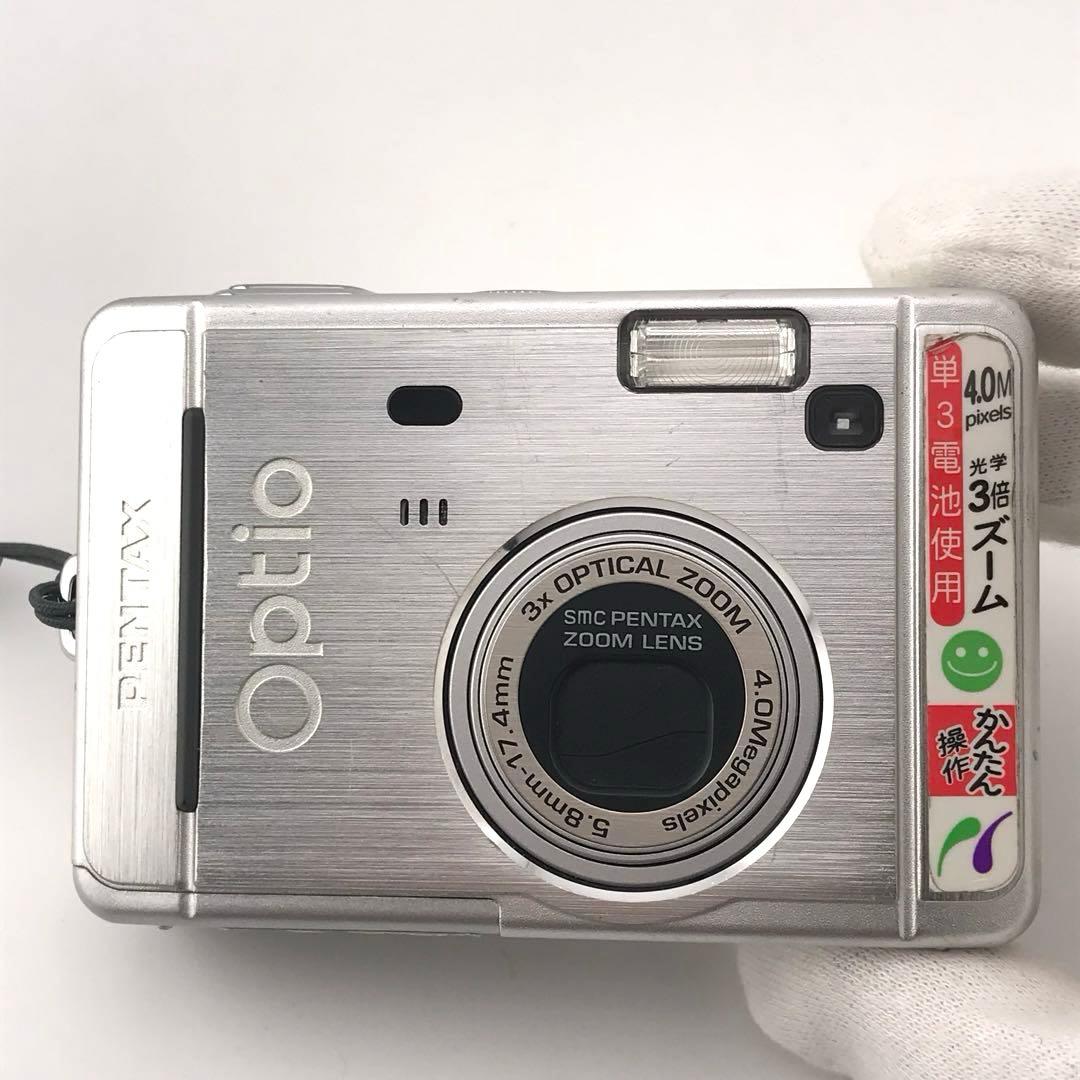 実写美⭕️【動作確認済】ペンタックス PENTAX OPTIO S40 乾電池式