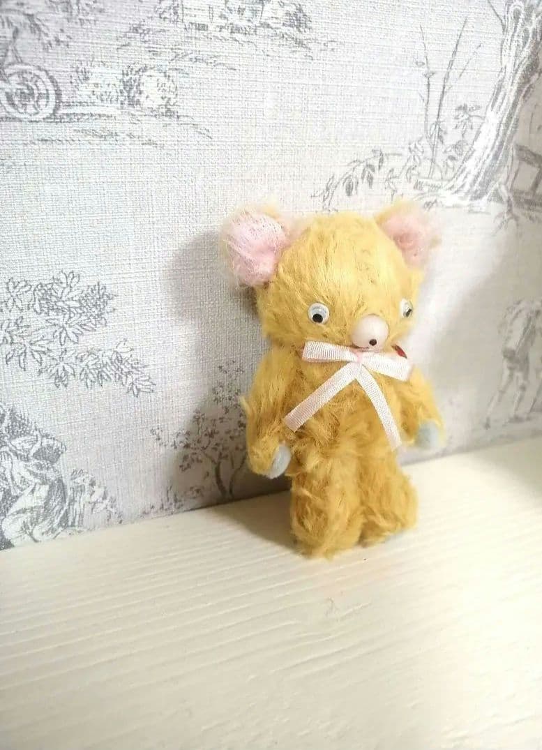 ◇◼︎ ハンドメイド作家さま*　キョロ目くまちゃん ◼︎◇テディベア　ぬいぐるみ
