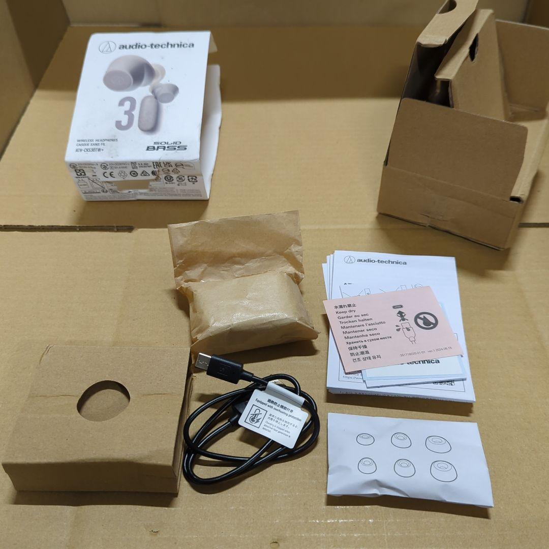 オーディオテクニカ ATH-CKS30TW+ ワイヤレスイヤホン