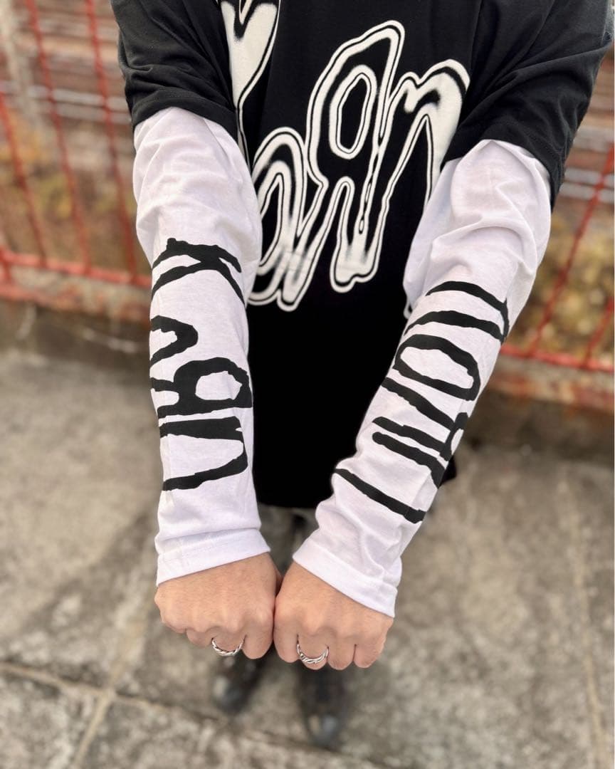 新品未使用 KORN / llic Logo 長袖Tシャツ L