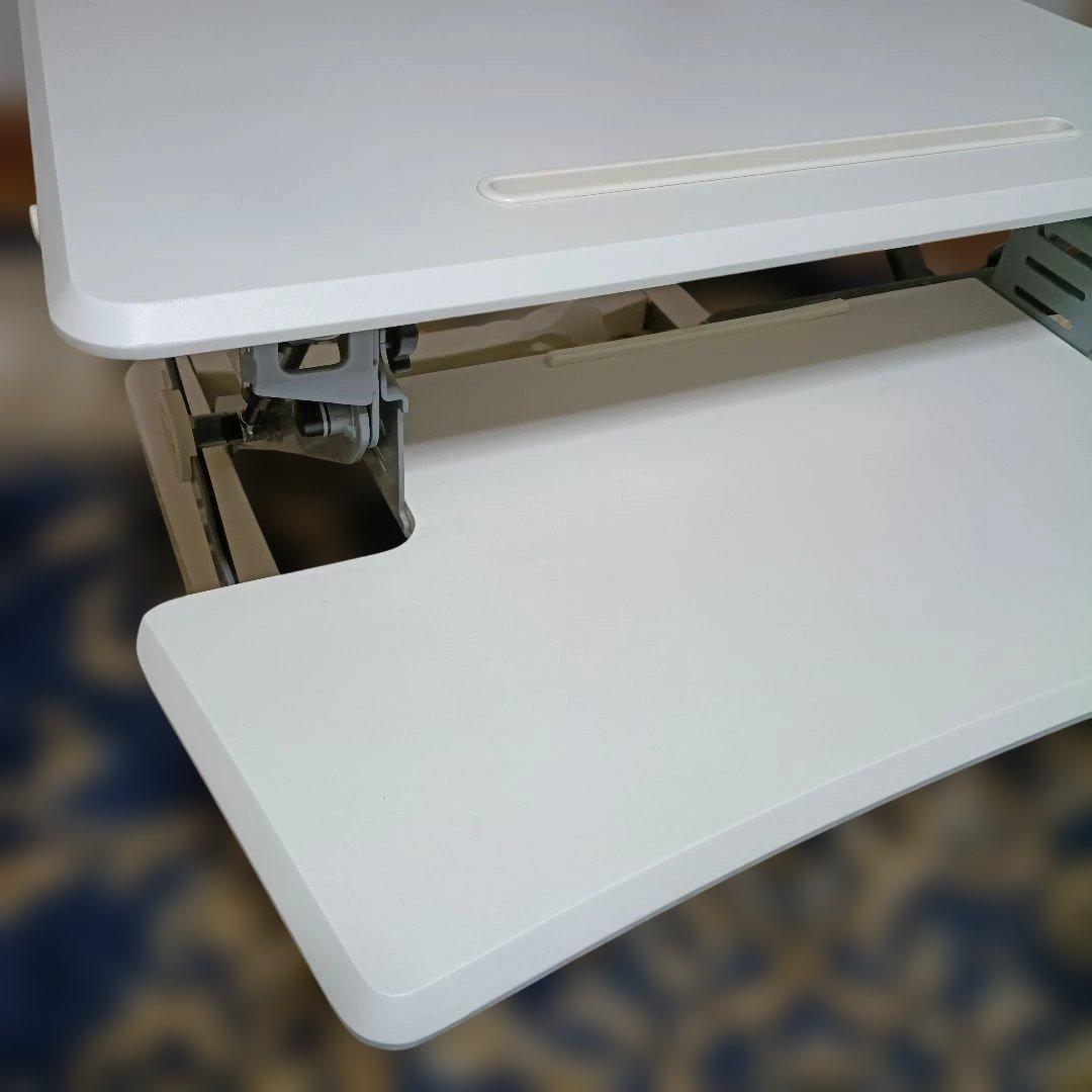 美品　スタンディングデスク　ガス圧上下昇降　サンワサプライ　EZ1-MR118