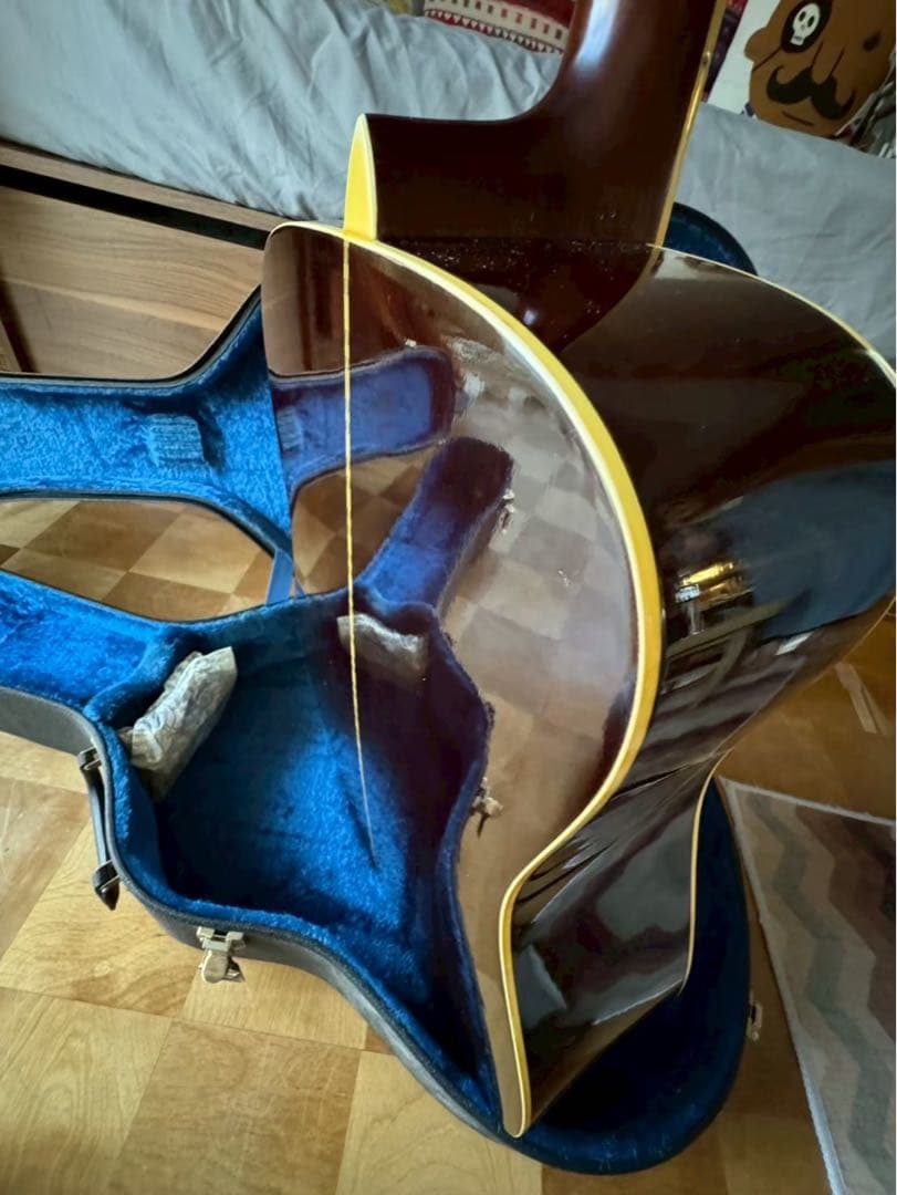 Morris W-20アコースティックギター 日本製ヴィンテージハードケース付き